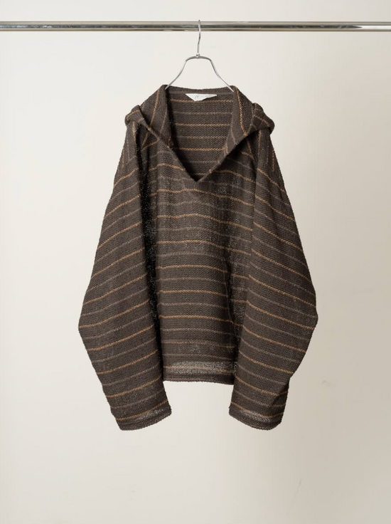 ANCELLM CUT BORDER HOODIE