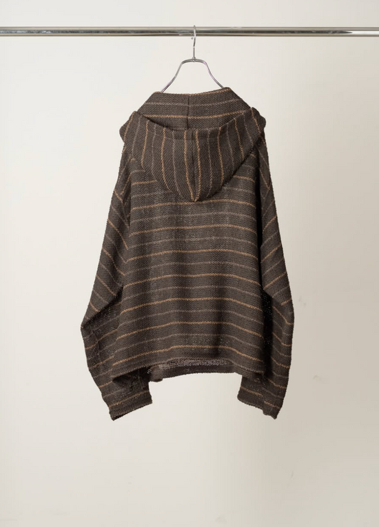 ANCELLM CUT BORDER HOODIE