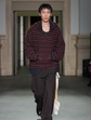 ANCELLM CUT BORDER HOODIE