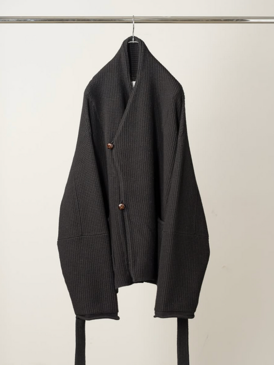 ANCELLM SHAWL COLLOR KNIT CARDIGAN