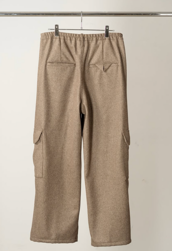ANCELLM WOOL BLANCKET CARGO PANTS