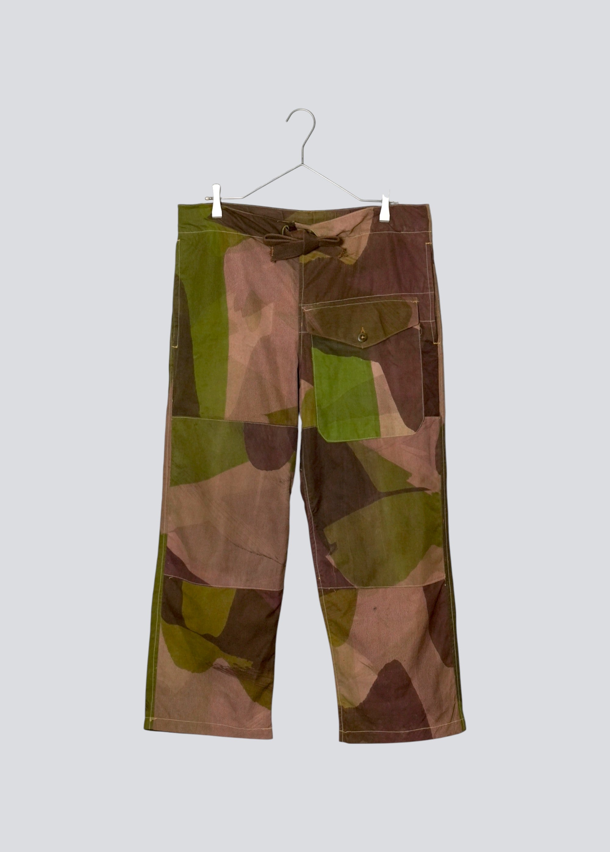 1940's British Army SAS brushstroke camouflage windpoof over
