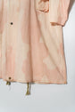 1943 WWⅡ BRITISH ARMY PINK CAMOUFLAGE ANTI GAS CAPE DESERT STORM COAT WITH STAMP & STRAP