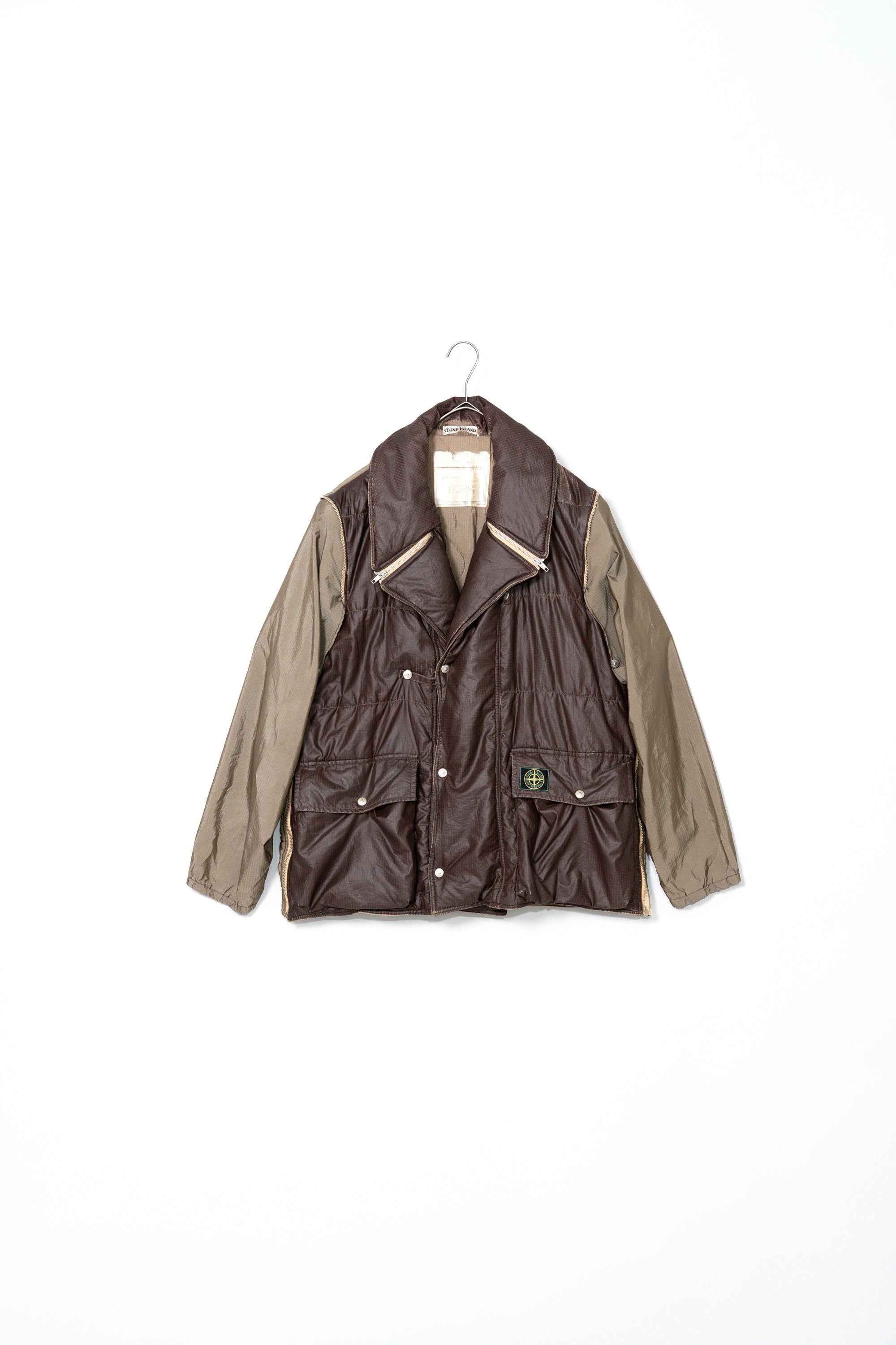1989AW STONE ISLAND GARMENT DYED RIPSTOP NYLON JACKET by MASSIMO