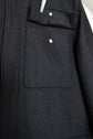 HERMES Made in France Cashmere & Nylon Reversible Jacket