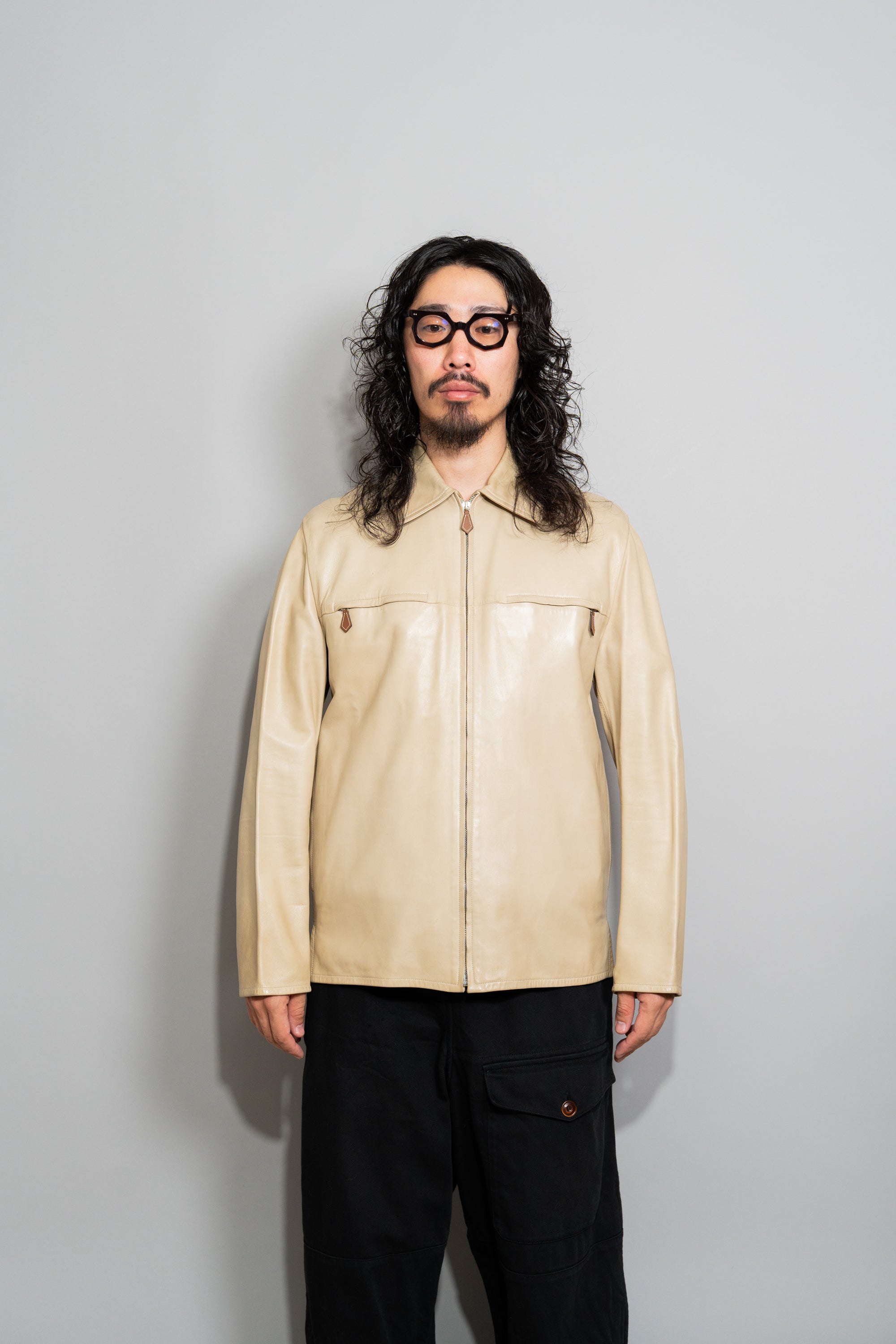 HERMES Lamb Leather Zip Up Blouson – Maison ma Manière