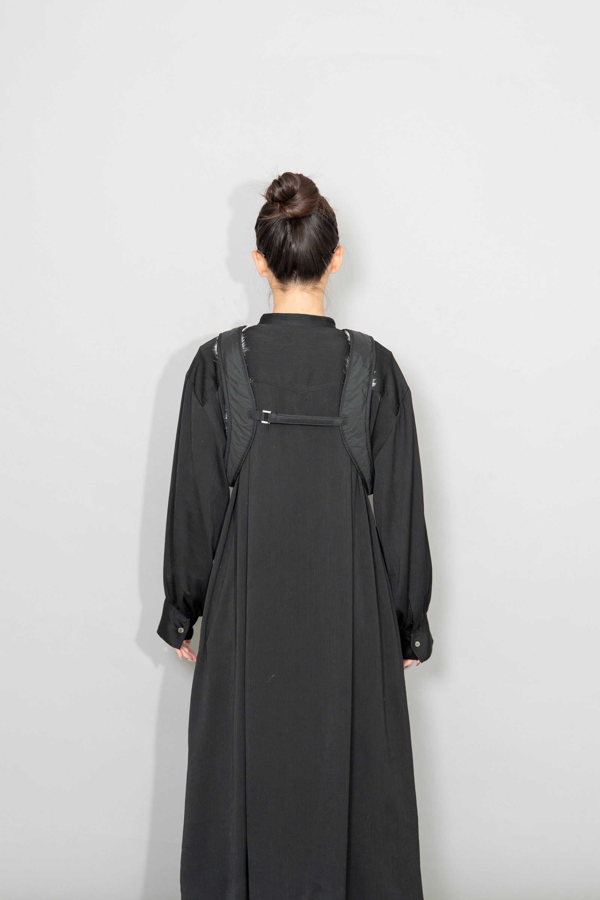 1999AW Prada Runway Goat Fur & Black Nylon Revesible Backpack