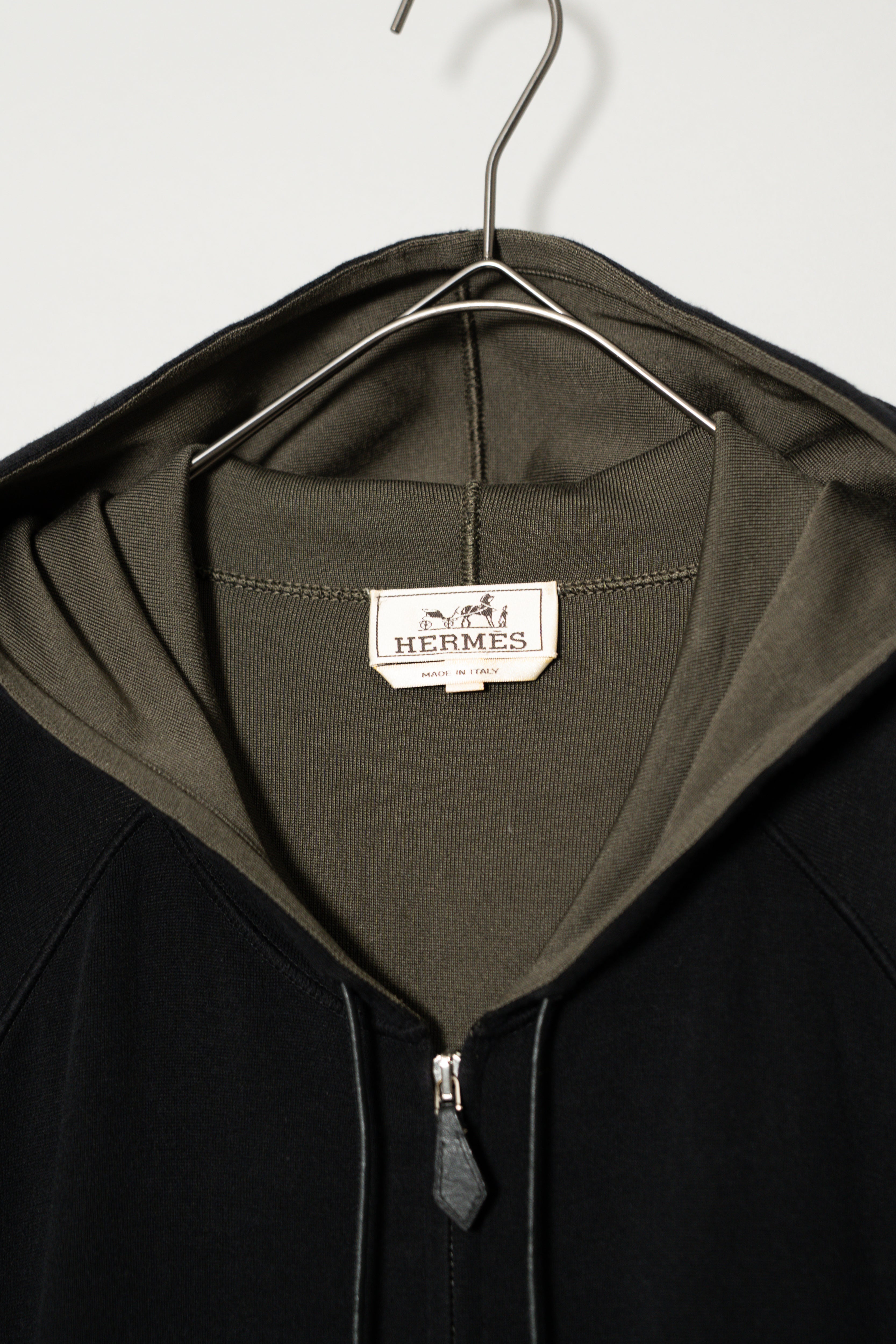 HERMES Cotton Silk Zip Hoodie – Maison ma Manière