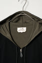 HERMES Cotton Silk Zip Hoodie