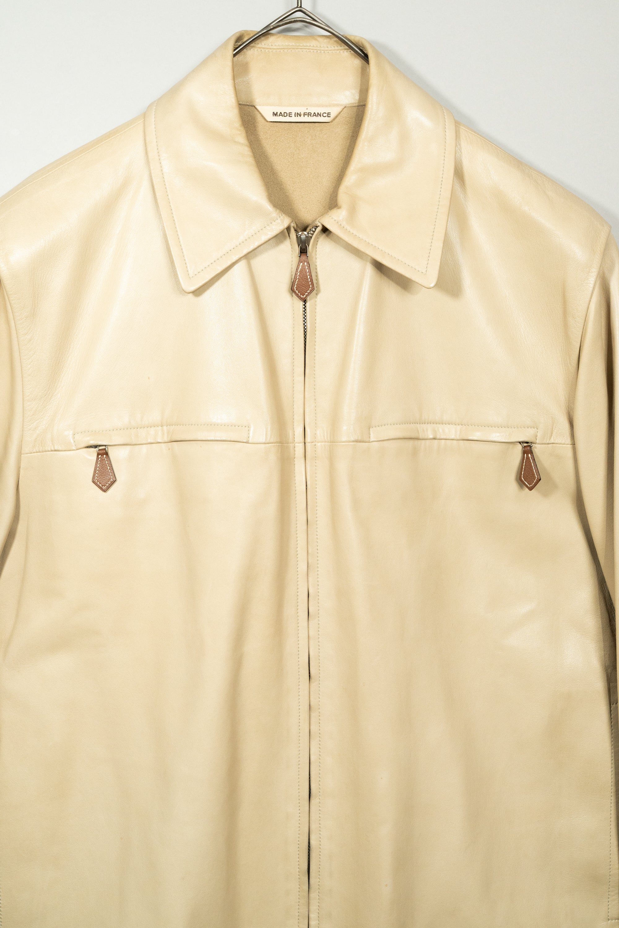 HERMES Lamb Leather Zip Up Blouson – Maison ma Manière