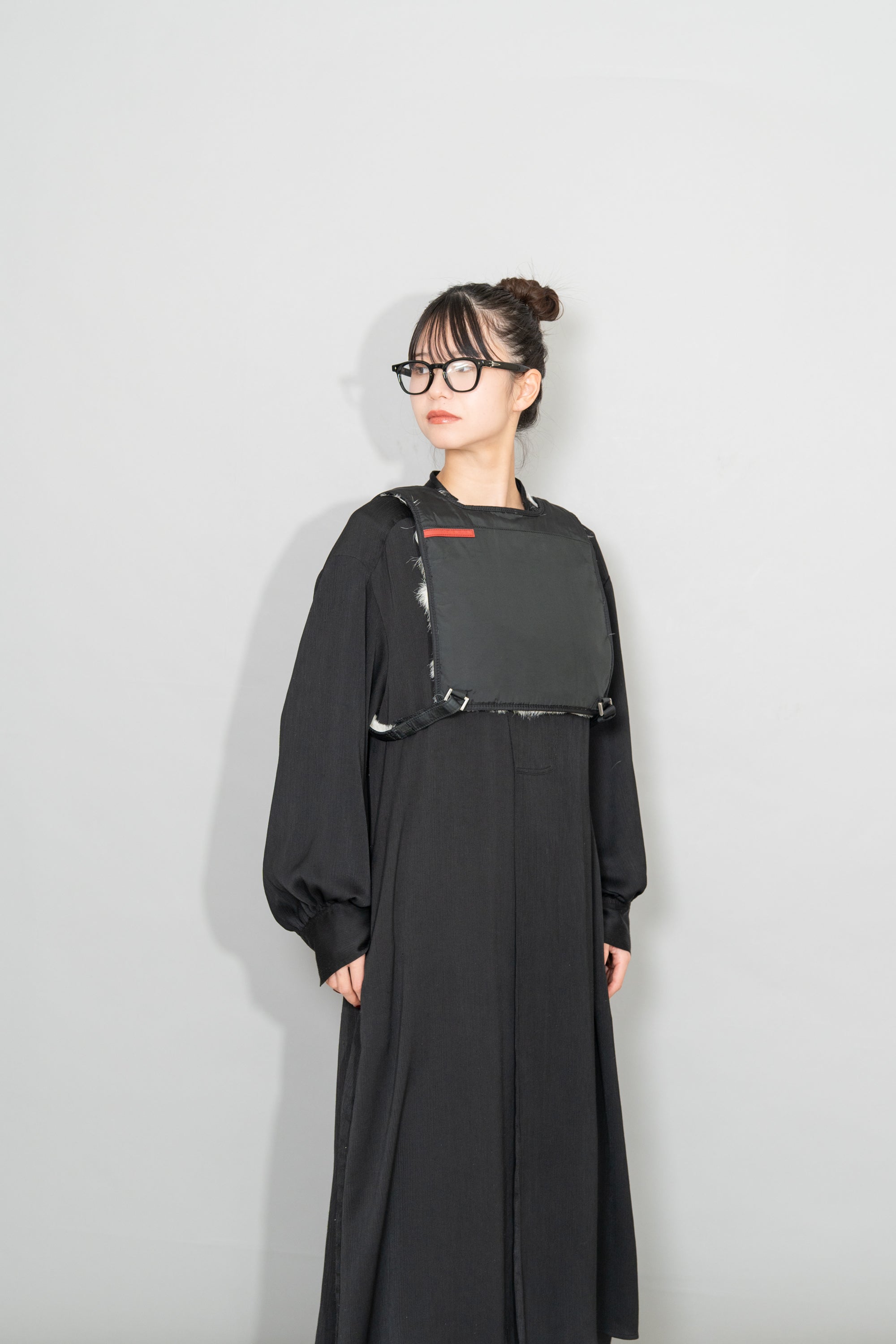 1999AW Prada Runway Goat Fur & Black Nylon Revesible Backpack