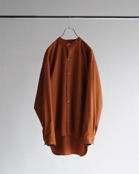 WOOL FLANNEL LONG SHIRT