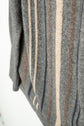 HERMES Made in ITARY Multi Stripe Cashmere Half Zip Knit