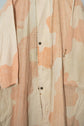 1943 WWⅡ BRITISH ARMY PINK CAMOUFLAGE ANTI GAS CAPE DESERT STORM COAT WITH STRAP