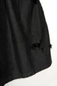 30s French Vintage Black Moleskin Biaude Maquignon Smock