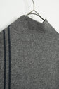 HERMES Made in ITARY Multi Stripe Cashmere Half Zip Knit