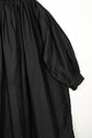 30s French Vintage Black Moleskin Biaude Maquignon Smock