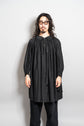30s French Vintage Black Moleskin Biaude Maquignon Smock