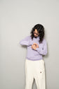 Made in ITARY HERMES Cotton Cashmere Half-Zip Knit