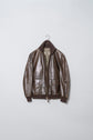 HERMES Cow Leather Flight Jacket