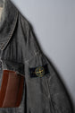 87SS STONE ISLAND "MARINA" Rubberised Pocket Sailcloth Jacket