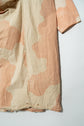 1943 WWⅡ BRITISH ARMY PINK CAMOUFLAGE ANTI GAS CAPE DESERT STORM COAT WITH STRAP