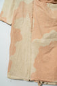 1943 WWⅡ BRITISH ARMY PINK CAMOUFLAGE ANTI GAS CAPE DESERT STORM COAT WITH STRAP
