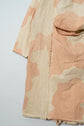 1943 WWⅡ BRITISH ARMY PINK CAMOUFLAGE ANTI GAS CAPE DESERT STORM COAT WITH STRAP