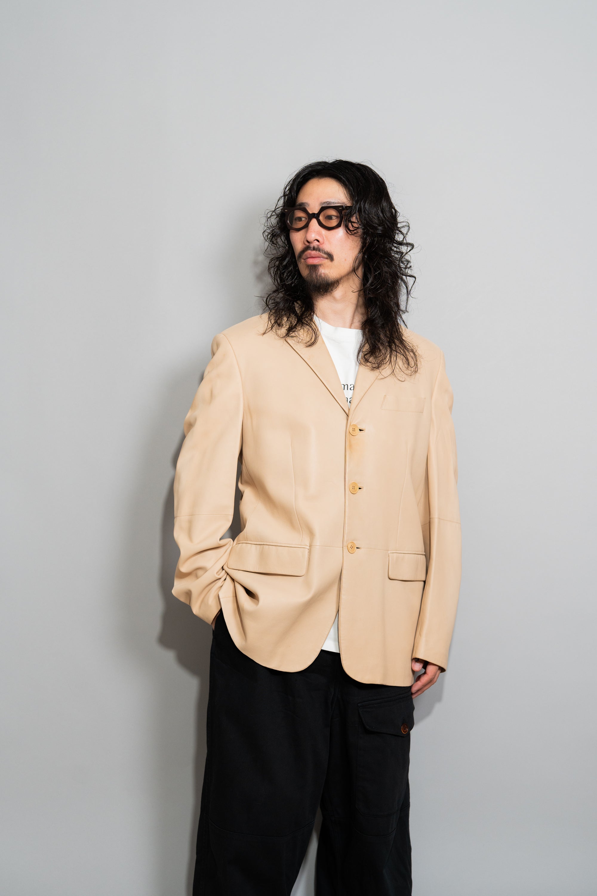LOEWE Lamb Napa Leather Tailaored Jacket – Maison ma Manière