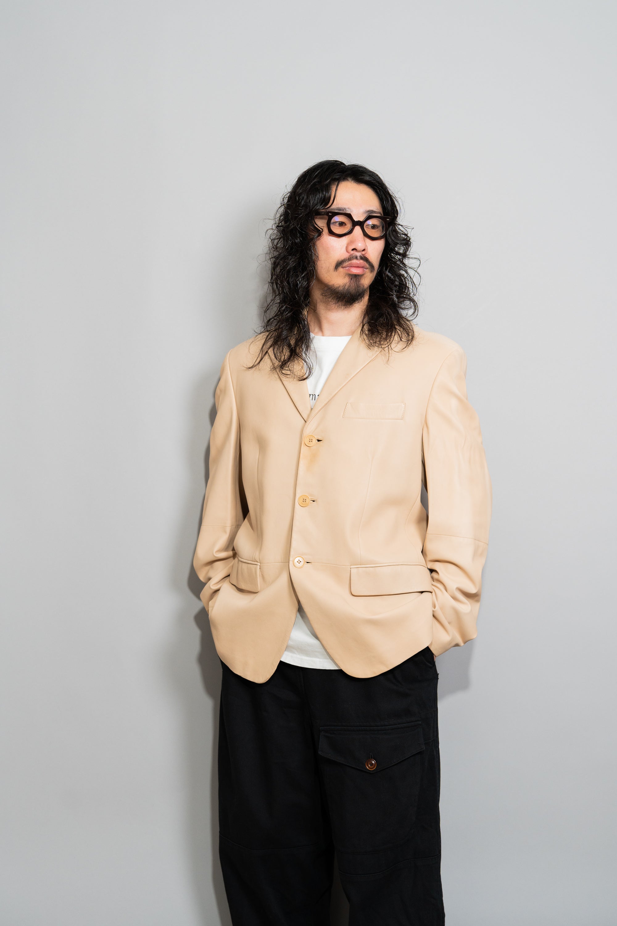 LOEWE Lamb Napa Leather Tailaored Jacket – Maison ma Manière