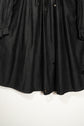 30s French Vintage Black Moleskin Biaude Maquignon Smock