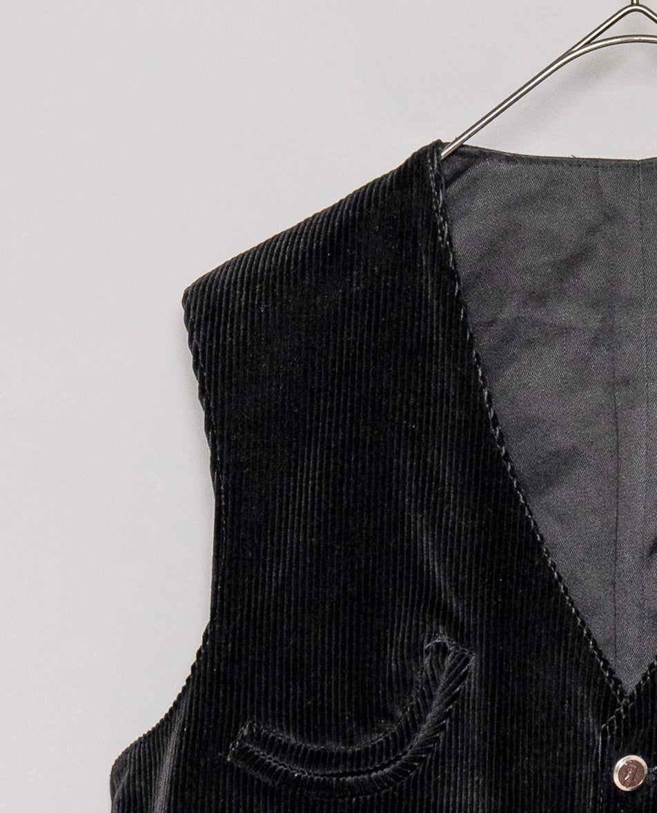 1960s FrenchVintage black vest 【公式通販】