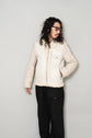 C.P.Company 2006AW Shearling Collar White Leather Jacket