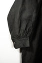 20century French Antique Black Linen Biaude Maquignon Smock "DEAD STOCK"