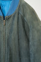 HERMES LAMBSKIN Suede Leather Zip Jacket