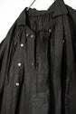 20century French Antique Black Linen Biaude Maquignon Smock "DEAD STOCK"
