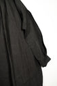 20century French Antique Black Linen Biaude Maquignon Smock "DEAD STOCK"