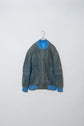 HERMES LAMBSKIN Suede Leather Zip Jacket