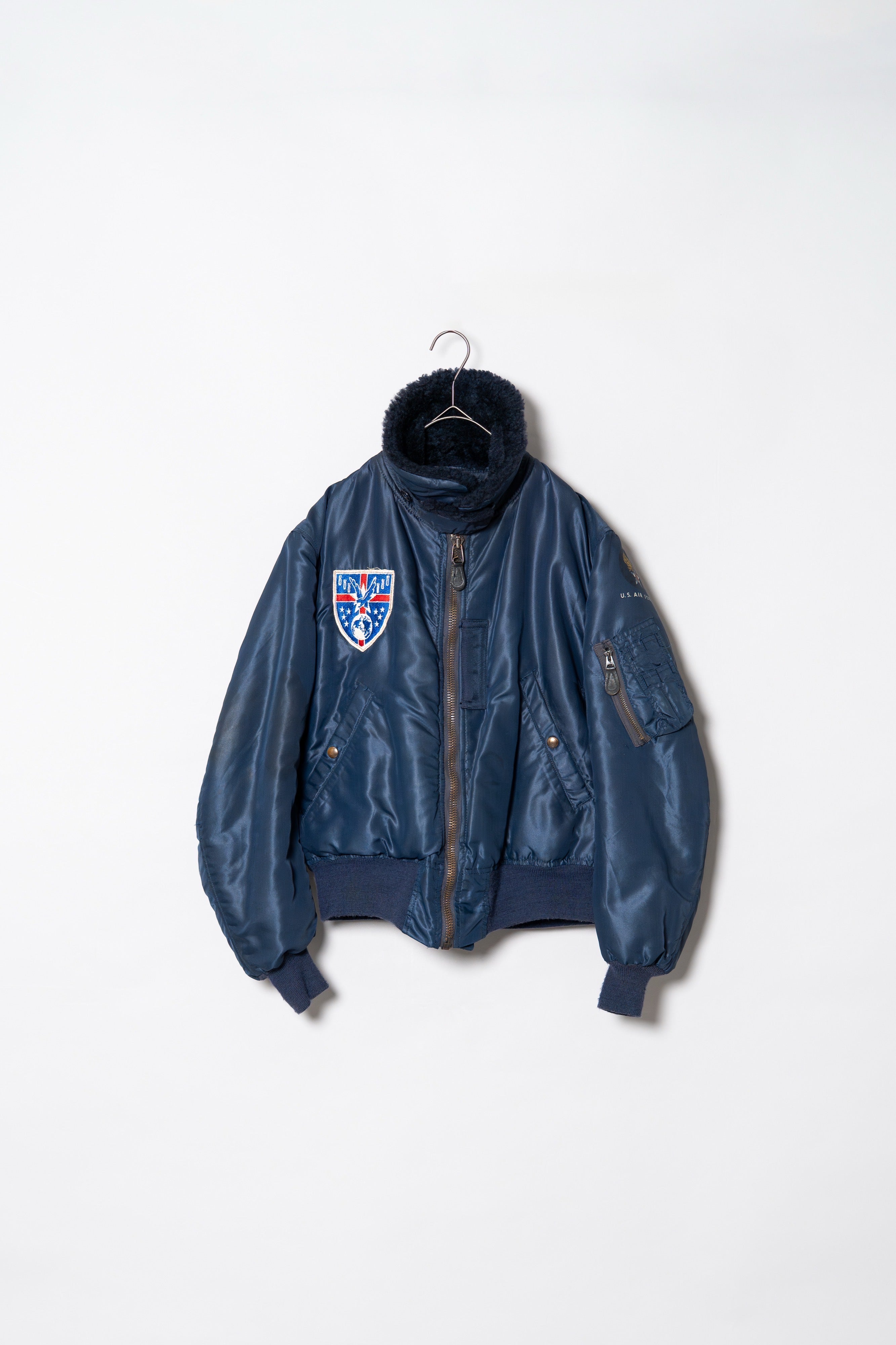 1950S USAF B-15C FLIGHT JACKET PATCHED KOREAN WAR – Maison ma Manière