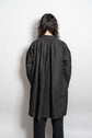 20century French Antique Black Linen Biaude Maquignon Smock "DEAD STOCK"