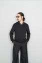 Made in ITARY HERMES V Neck Wool Knit