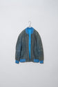 HERMES LAMBSKIN Suede Leather Zip Jacket