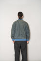 HERMES LAMBSKIN Suede Leather Zip Jacket