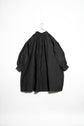 20century French Antique Black Linen Biaude Maquignon Smock "DEAD STOCK"