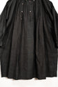 20century French Antique Black Linen Biaude Maquignon Smock "DEAD STOCK"