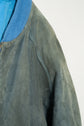 HERMES LAMBSKIN Suede Leather Zip Jacket