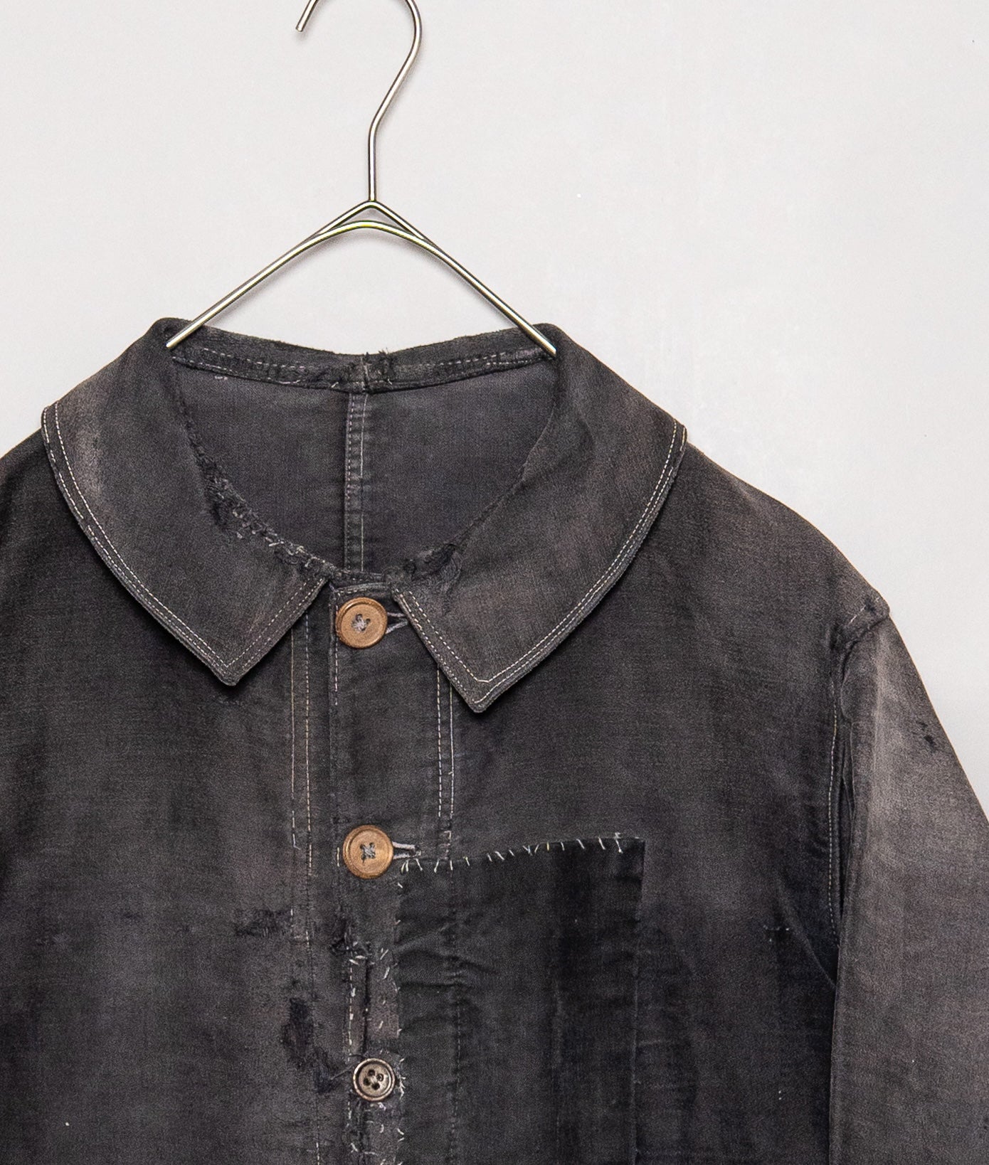 ブラックモールスキン 30s 1930年代 1930's French Vintage TSF Black