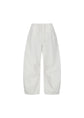AMOMENTO drawstring wide fatigue pants