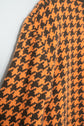 Made in ITARY HERMES WOOL CASHMERE HOUNDSTOOTH PATTERN KNIT