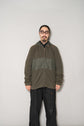 HERMES Detachable Hooded Wool Nylon Knit Blouson